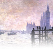 The Thames below Westminster (Painting) by Claude Monet